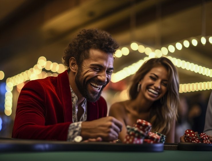 Dragon Tiger Live dealer and card table on jeboltogel slot